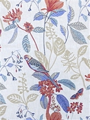 Parakeet Indienne Embroidery PK Lifestyles Fabric